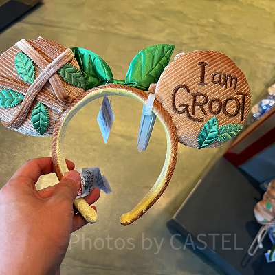 香港ディズニーマーベルグッズ：グルートのカチューシャ