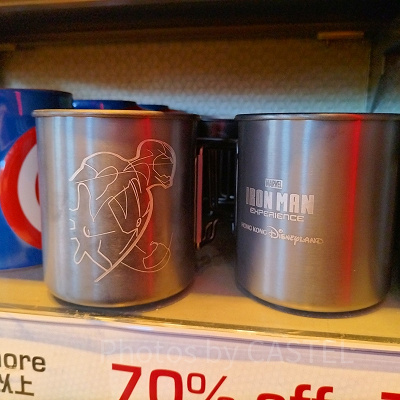 香港ディズニーマーベルグッズ：アイアンマンのメタルカップ