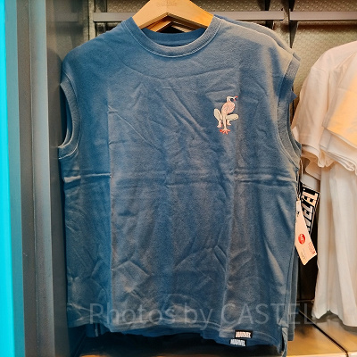 香港ディズニーマーベルグッズ：スパイダーマンのタンクトップ（ネイビー）