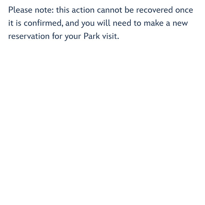 香港ディズニー入園予約：キャンセルしたい場合