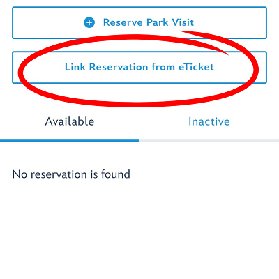 香港ディズニー入園予約：eTicketを読み取る必要があるので、こちらをクリック！