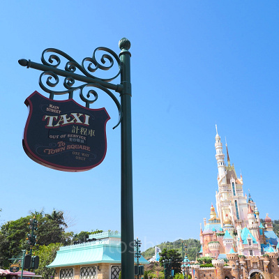 香港ディズニーランドのアトラクション：メインストリート・ビークル