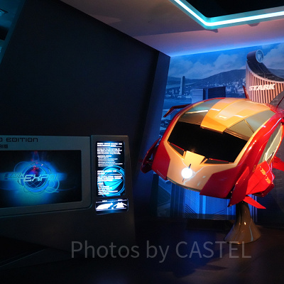 香港ディズニーランドのアトラクション：アイアンマン・エクスペリエンス
