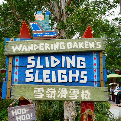 香港ディズニーのアナ雪エリア「ワールドオブフローズン」：ワンダリング・オーケン・スライディング・スレイ