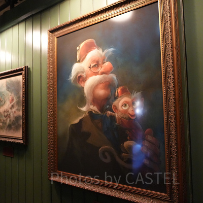 香港ディズニー版ホーンテッドマンション「ミスティックマナー」：ヘンリー卿と子猿のアルバート