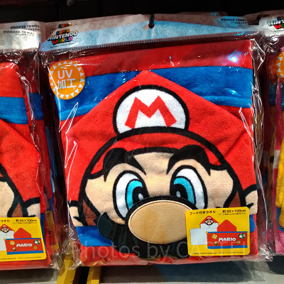 フード付きタオル　マリオ