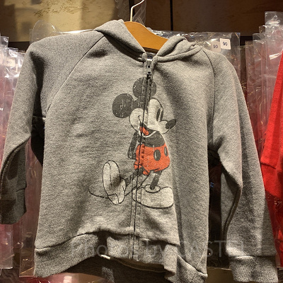 ミッキー耳付きパーカー