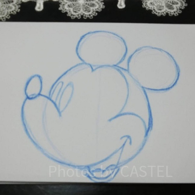 ミッキーの書き方ステップ⑧