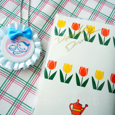 母子手帳にサインしてもらいました