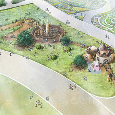 ジブリパーク「猫の城遊具」のイメージ