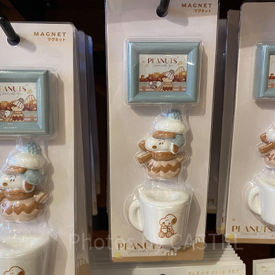 スヌーピーのマグネット／USJクリスマスグッズ2022