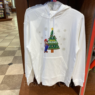 マリオのフード付きトレーナー（クリスマスツリー）／USJクリスマスグッズ 2022