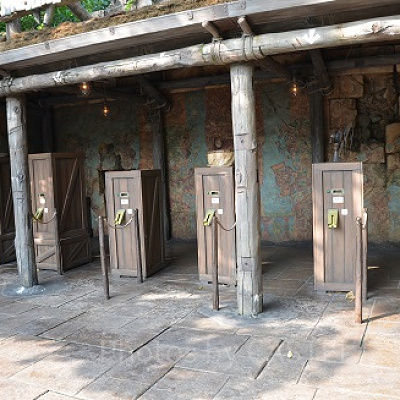 インディ・ジョーンズのファストパス発券機