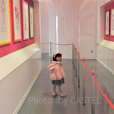 USJハローキティのリボンコレクション館内