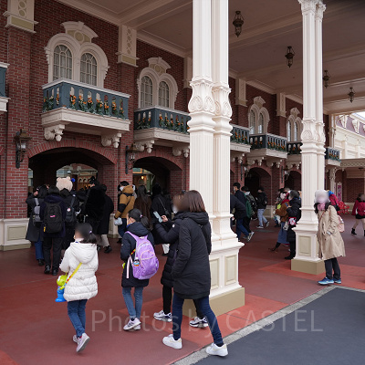 1月ディズニーランド混雑レポ：開園直後（8:15頃）