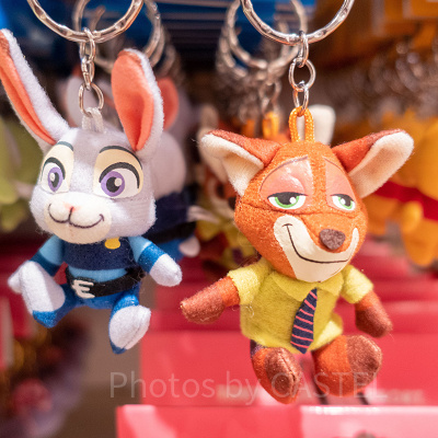 ジュディ＆ニックぬいぐるみキーホルダー