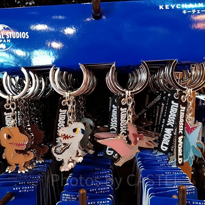 ジュラシックパーク恐竜キーホルダーセット