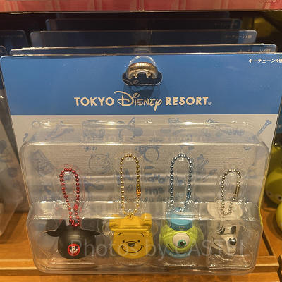 キーチェーンセット(ディズニーお土産モチーフグッズ)