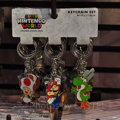 キーチェーンセット（キノピオ、マリオ、ヨッシー）