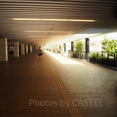 「金城ふ頭駐車場」通り道