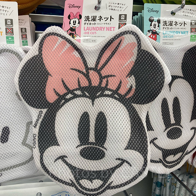 洗濯ネット　ダイカット（ミニーマウス）