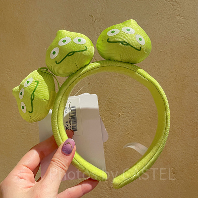 リトルグリーンまんカチューシャ