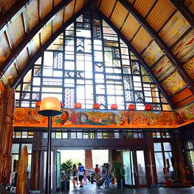 アウラニ・ディズニー・リゾートのロビーエントランス