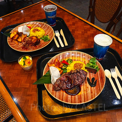 ロストワールドレストランのメニュー