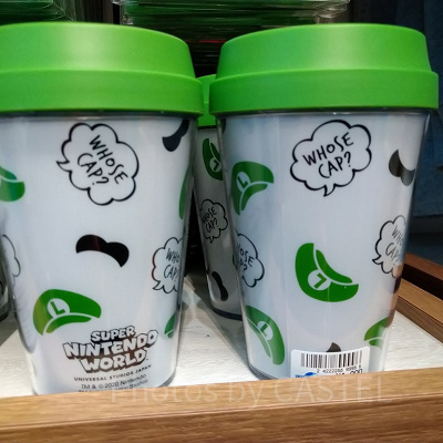 ルイージの蓋つき総柄タンブラー