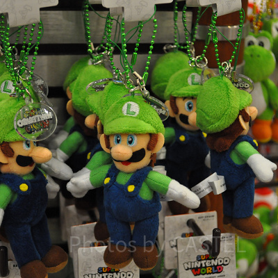 ルイージのぬいぐるみキーチェーン
