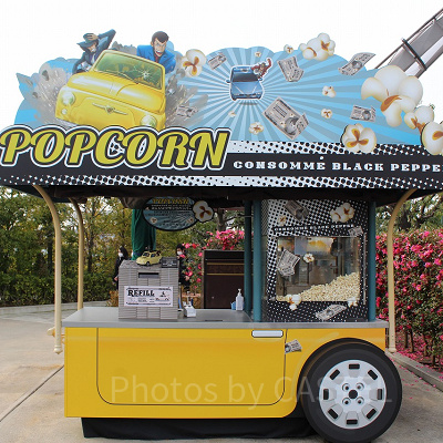 ルパン三世ポップコーンカート（2020年1月撮影）
