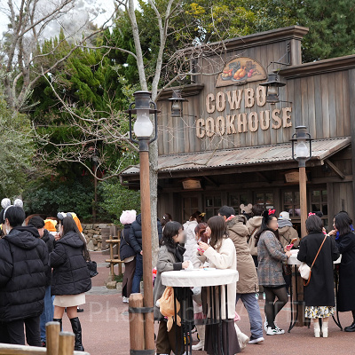 3月ディズニーランド混雑レポ：カウボーイクックハウス