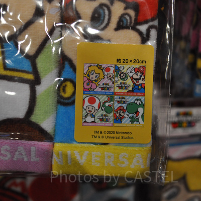 マリオと仲間たちミニタオルセットのデザイン