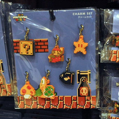 マリオキャラクターのチャームセット