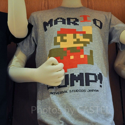 マリオジャンプTシャツ（グレー）