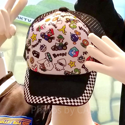 マリオカートのキャップ
