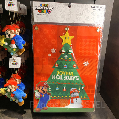 マリオタペストリー（USJクリスマスグッズ2023）