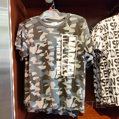 MARVEL SPIDER-MAN 迷彩Tシャツ