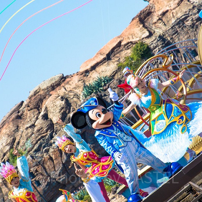 ミッキーとカイト 失敗例<br /> 設定：110㎜ SS1/400 F8.0 ISO100