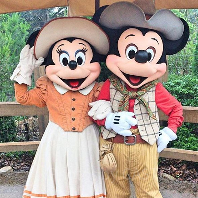 ミッキーとミニー