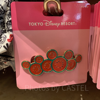 ミッキーとスイカのバレッタ