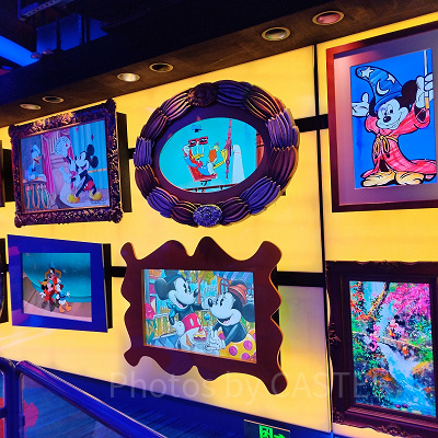 上海ディズニーランドのミッキーグリーティング：内装