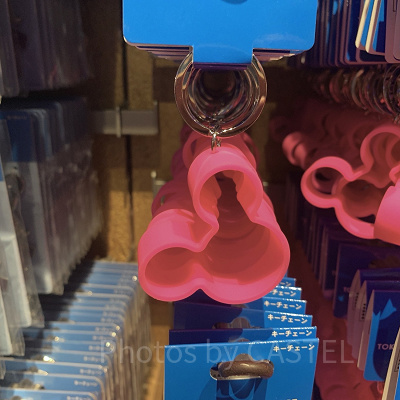 ミッキーキーチェーン（ピンク）