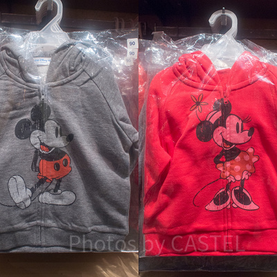 ミッキー＆ミニーシンプルパーカー