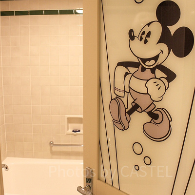 ミッキーマウスルーム（アンバサダーホテル）のお風呂場