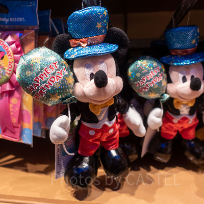 ミッキーぬいぐるみバッジ