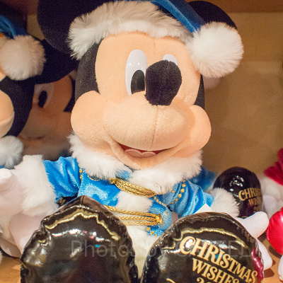 ミッキーぬいぐるみバッジ