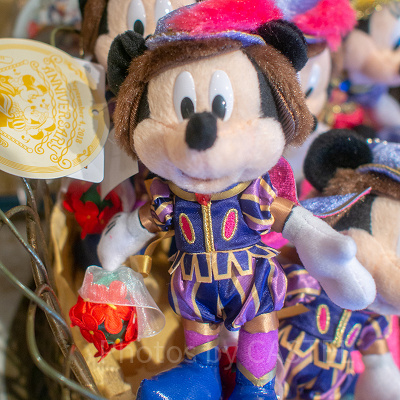 ミッキーぬいぐるみバッジ