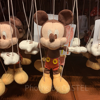 ミッキーぬいぐるみバッジ