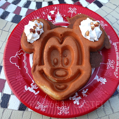 ミッキーワッフル（メイプルソース）